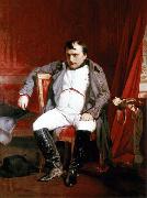 Paul Delaroche Napoleon Bonaparte abdicated in Fontainebleau Spain oil painting artist